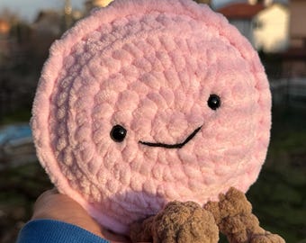 Virkad macaronplysch: Jellycat-inspirerad matleksak