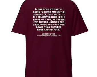 独立記念日 資本主義キングス ユージン・デブスの名言 ユニセックス クラシックTシャツ