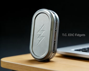 Titanium / Glass-Fiber EDC Fidget Slider 3 Layer - Adult Stress Relief Desk Toy Pop Click