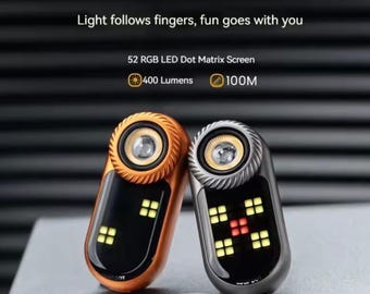LOOP SK09 Titanium EDC Mini Flashlight Gesture Signal Torch Keychain