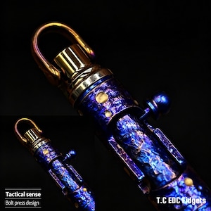 Titan Bolt Action Pen Benutzerdefinierte Sternennacht Galaxy Luxus Männer Artisan Edc Geschenk