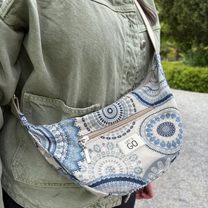 Sac banane, sac à bandoulière, cousu main, fait main, sac, sac à bandoulière, sac à bandoulière, sac ceinture, cadeau pour femme, dames