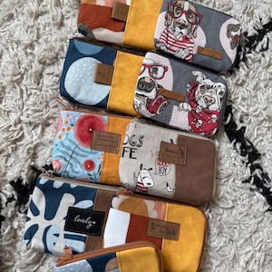 Geldbeutel, Portemonnaie, Geldbörse, Geschenk, Mini Geldbörse, kleiner Geldbeutel, minigeldbeutel, mit Fächern, selbstgenäht,