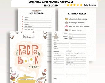 印刷可能な子供向けレシピブック（PDF） - 簡単レシピと楽しい料理アクティビティ