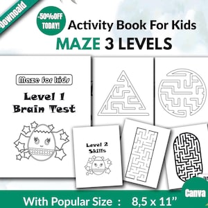 Aventuras de laberintos alucinantes: un libro electrónico atractivo para que los niños desarrollen sus habilidades de resolución de problemas.