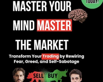 Psychology for Traders Ebook – Trader Mindset Guide, Emotional Control & Cognitive Bias in Trading Workbook