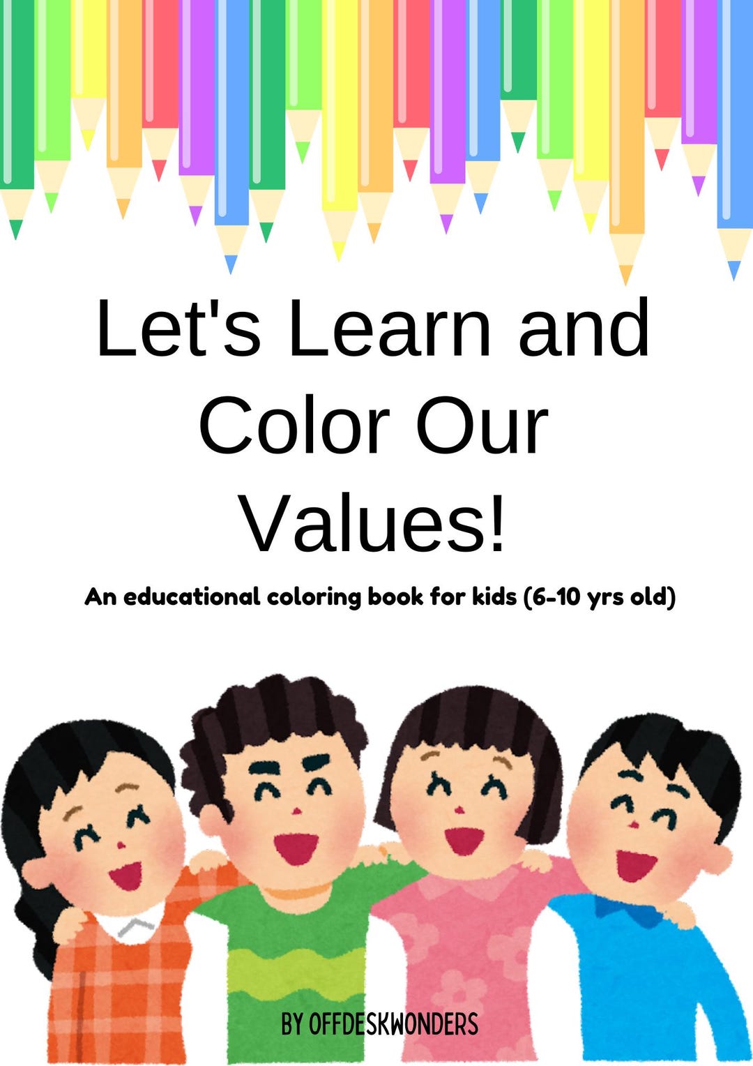 Values Exercise Coloring Let's Learn and Color Our Values Coloring Book - Etsy Australia