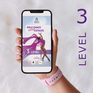 Digital Pole Dance Catalog for mobile and Kindle - 3 LEVEL (*.pdf, *.Kindle format) |Moves & Shapes | Pole Dance Planner