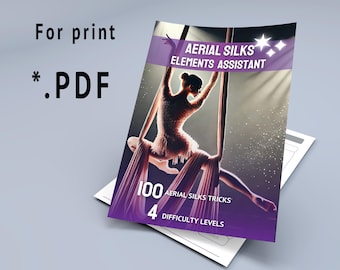Digital Vertikaler Siebdruck Assistent V1.0 *.PDF | 100 Züge über 4 Ebenen | Fortschrittsplaner und bestes Geschenk für Ballonfahrer