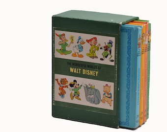 Walt Disney on Parade Vintage 1970 4-volume set of Classic Disney Stories