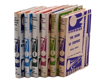 Jazz Book Club (Set #1) Six Vintage 1960's Books, Various Jazz Performers, Writers