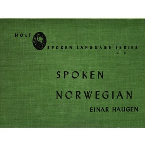 Spoken Norwegian, Vintage 1944 Book, by Einar Haugen - Etsy