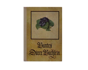 Buntes Durerbuchlein, Twenty-nine works of Albrecht Dϋrer, Vintage 1950 German Art Book