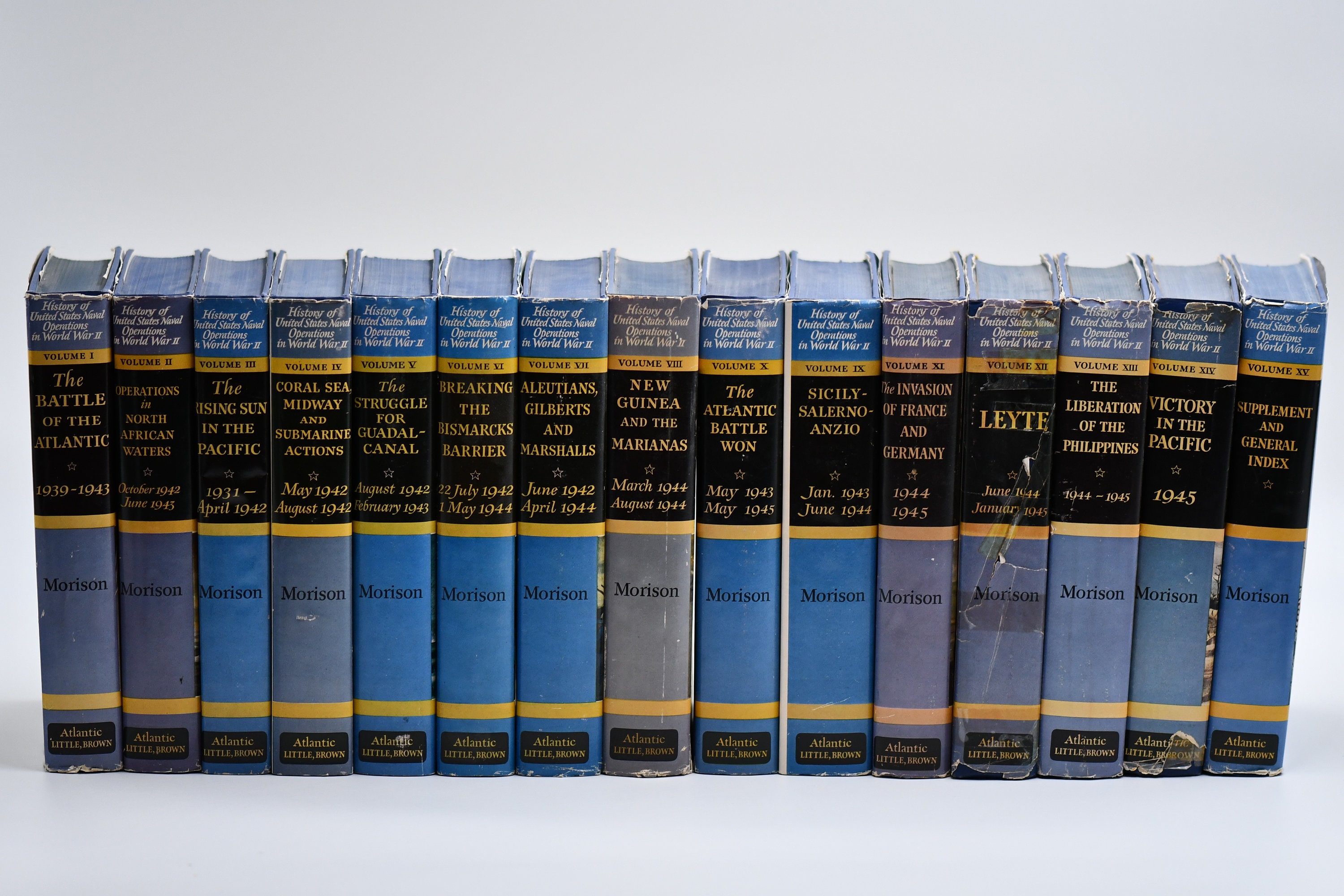 Vintage WWII Naval Operations Book Set: Samuel Eliot Morison, 15