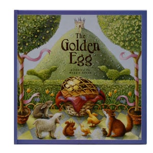 The Golden Egg by A. J. Wood, Illustrator Maggie Kneen, Vintage 2000, First Edition Later Printing Children&#39;s Easter Book