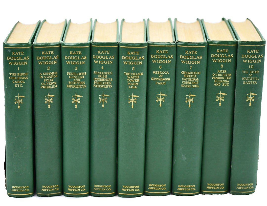 The Writing of Kate Douglas Wiggin, 1917 Quillcote Edition, Illustrated ...
