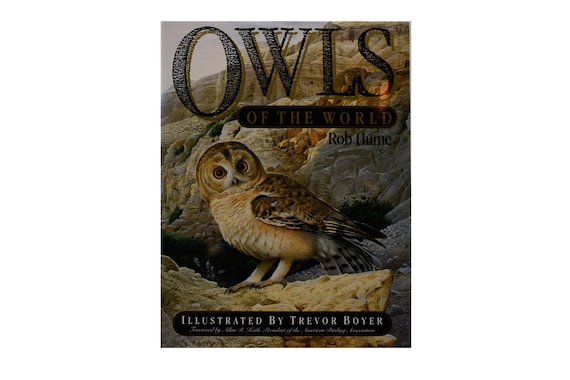Owls of the World Book: Vintage 1991 First Edition, Illustrated