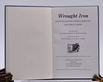 Wrought Iron: Its Manufacture, Characteristics and Applications - Etsy