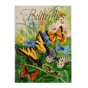 A Golden Book of Butterflies by J.F. Gates Clarke, illustrated by Andre Durenceau, Vintage 1963 Book