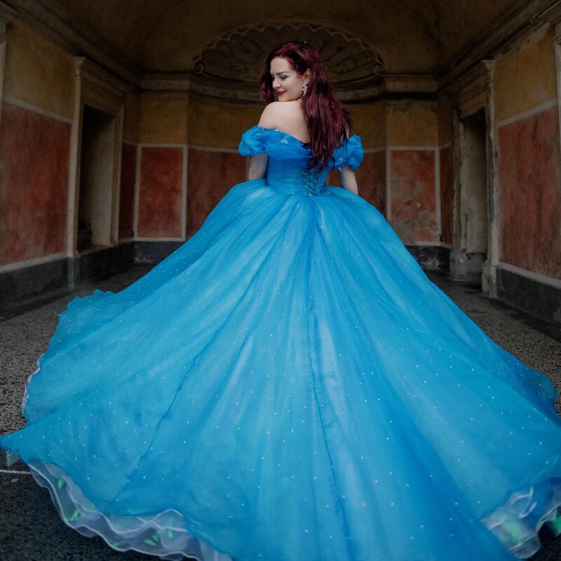 COSTUME CENERENTOLA ADULTO TAGLIA 42 COD.4093