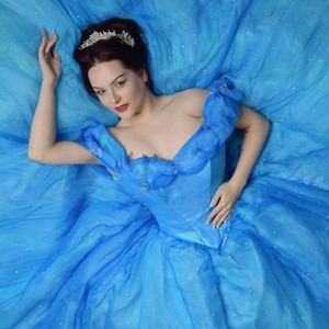 cinderella blue dress live action Sandy Powell and the Costumes of 'Cinderella'
