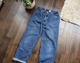 Vintage Levis Silvertab 90s Mens Baggy Jeans W40 L32 Vintage Denim