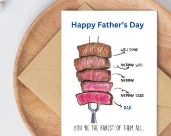 Printable Father’s Day Card - Instant Download Digital Card for Dad - Fun & Easy Father’s Day Gift Idea Unique