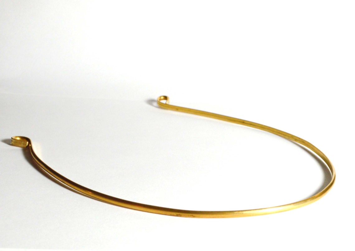 Simple Golden Crown Golden Circlet for Wedding or Costume | Etsy