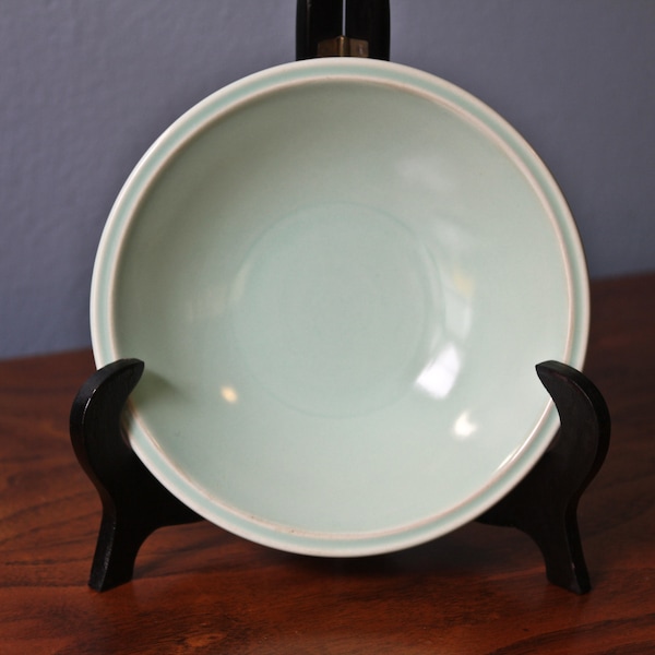 Single Ultra California Vernon Kilns Aqua Bowl, Circa 1930s-40s, Early Vernonware Bowl in Aqua, Vernon Kilns Bowl in Robbins Egg Blue