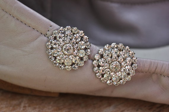 rhinestone shoe clips