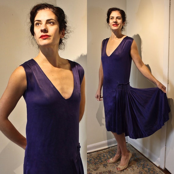 satin flapper dress