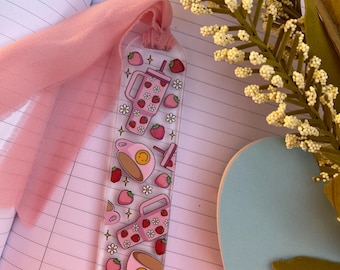 Acrylic Bookmarks | Book Lover Gifts | Reading Accessories | Books Accessories | Reading Essentials | Reading Gifts | Cute Girlie Bookmark