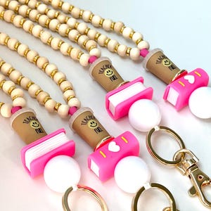 NEW Teacher Beaded Lanyard |Teacher Coffee Cup Lanyard | Personalized Lanyard | Trendy Teacher Lanyard | Teacher Gift | Personalized Lanyard
