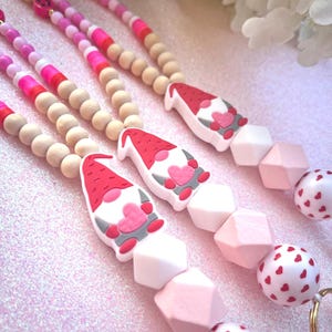 Teacher Beaded Lanyard | Beaded Lanyard | Personalized Lanyard | Trendy Teacher Lanyard | Teacher Gift| Pink Lanyard|Teacher Appreciation