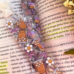 Acrylic Bookmarks | Book Lover Gifts | Reading Accessories | Books Accessories | Reading Essentials | Reading Gifts | Cute Girlie Bookmark
