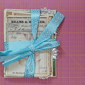 Junk Journal Kit, Ephemera Pack, 10x Cards, Papier, mixed papers, scrapbooking, Zubehör, Collagen, Happy Mail, Kreativbedarf, recycled, tags