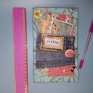 Junk Journal 13x21cm 52 Seiten Softcover - Tagebuch, Notizbuch, Reisejournal, scrapbooking, Erinnerungsbuch, Art Journal, Fotoalbum Geschenk