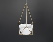 LOTUS .01 - Geometric Modern Hanging Planter - Geometric Planter - Himmeli