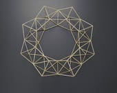 BRUMA - Modern Geometric Wreath - Himmeli