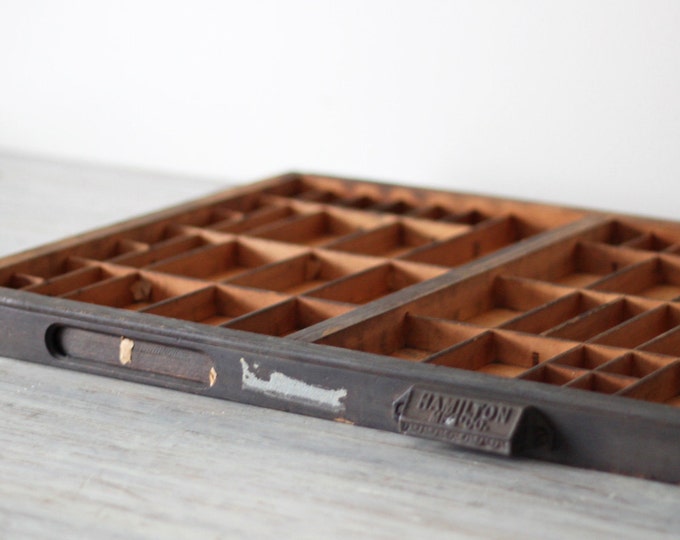 Letterpress Printers Tray Drawer Etsy