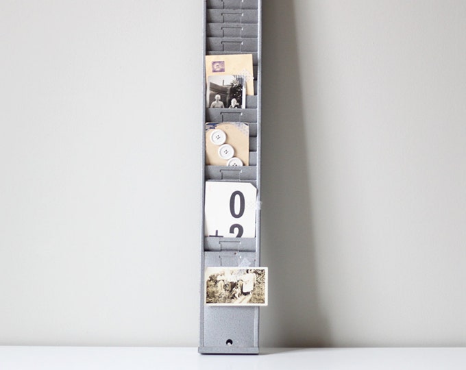 Vintage Time Card Rack Etsy