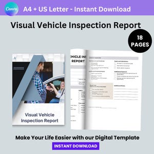 Liste de contrôle pour voitures, liste de contrôle d'inspection de véhicule, liste de contrôle d'accessoires de voiture, outil de suivi des inspections de sécurité, liste de contrôle de voyage de location de voiture