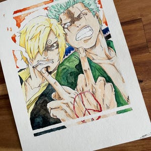 Vinsmoke Sanji e Roronoa Zoro “Peace and Love” ~ One Piece