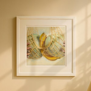 Holy Melons. Giclée Art Print. Bold Figurative Wall Art