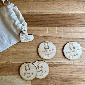 Moneda Cara o Cruz para Padres Jóvenes - Regalo Original y Personalizado