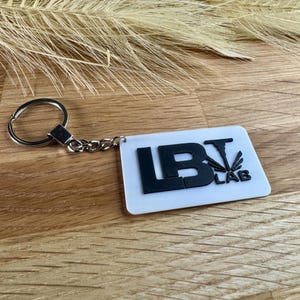 Personalized 3D Printed Logo Keychain – Custom Corporate Gift