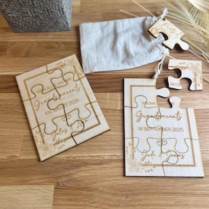 Puzzle annonce personnalisée - Idée d'annonce naissance