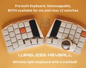 Ready to Use WIRELESS Keyball With a Trackball / Split