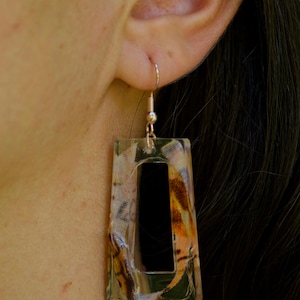 Resin earrings