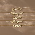 Custom 14K Gold Name Necklace, Personalised Dainty Name Jewellery, Minimalist Necklace, Birthday Gift, Gift for Mom, Christmas Gift for Her